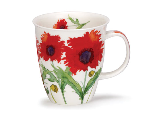 Dunoon Nevis Flora Poppy Mug