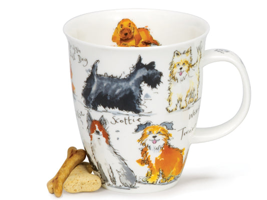 Dunoon Nevis Messy Dogs mugs