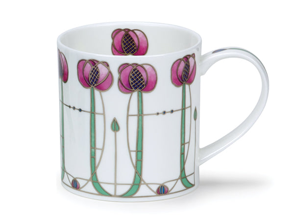 Dunoon Orkney Argyle Pink Mug