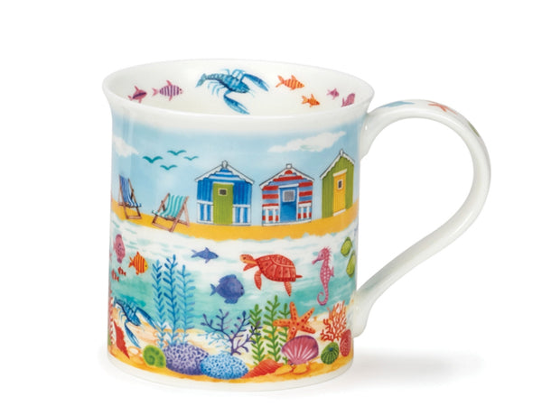 Dunoon Bute Ocean Parade Beach Huts Mug