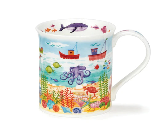 Dunoon Bute Ocean Parade Fishing Boats Mug