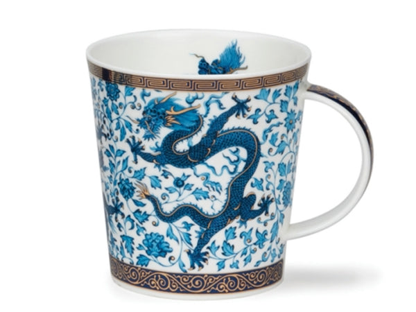 Dunoon Cairngorm Blue Ming Dragon Mug