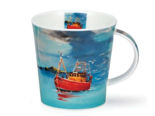 Dunoon Cairngorm Blue Seas Single Boats Mug