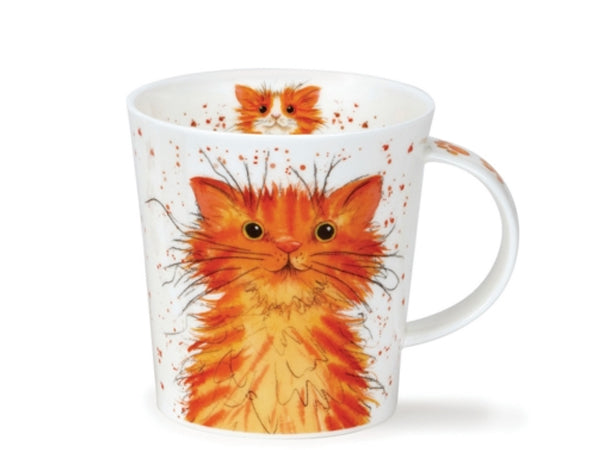 Dunoon Lomond Catter Splatter Ginger Cat Mug