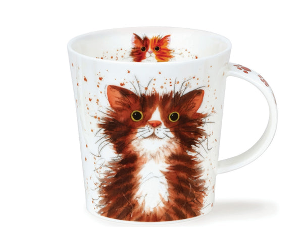 Dunoon Lomond Catter Splatter Tabby Cat Mug