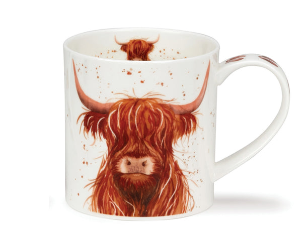 Dunoon Orkney Shaggy Tails Highland Cow Mug