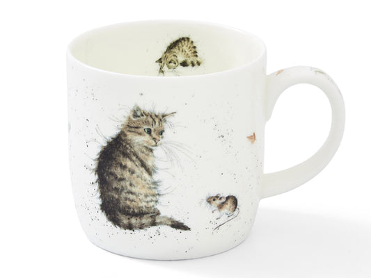 Wrendale Cat Mug - Cat & Mouse