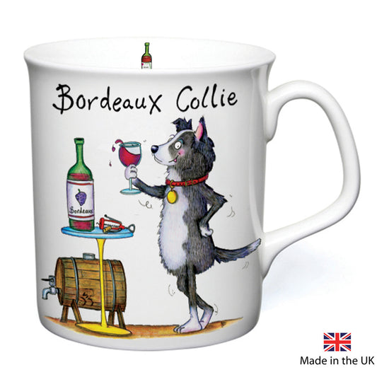 Draw Bordeaux Collie Mug