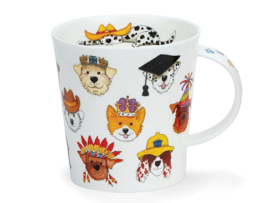 Designed by artist Caroline Bessey, this charming edition combines fun and durability. Featuring illustrated dog heads sporting fashionable hats, it's the perfect gift for dog lovers who appreciate a good cuppa.