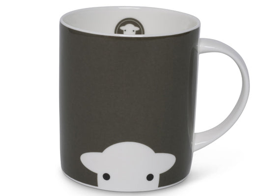 Bid farewell to grumpy mornings; these adorable mugs are guaranteed to kickstart your day with a smile. Featuring Herdy's playful face on both sides with a grey background, each mug adds a touch of cheer to your morning routine.