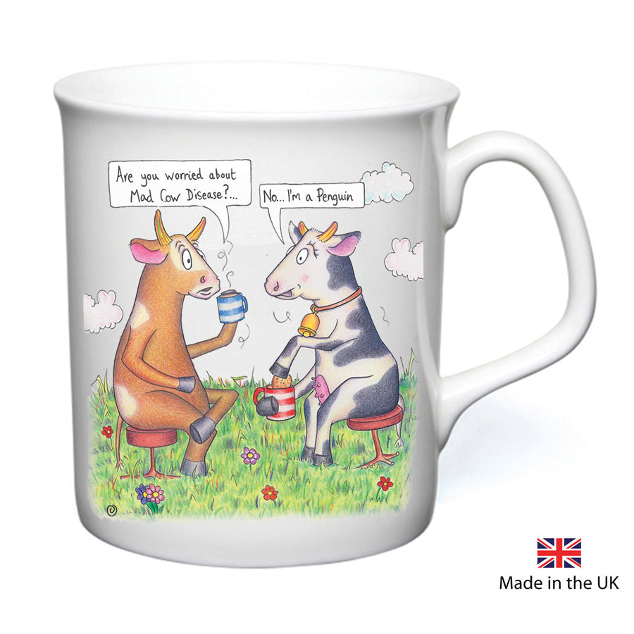 Draw Mad Cow Mug