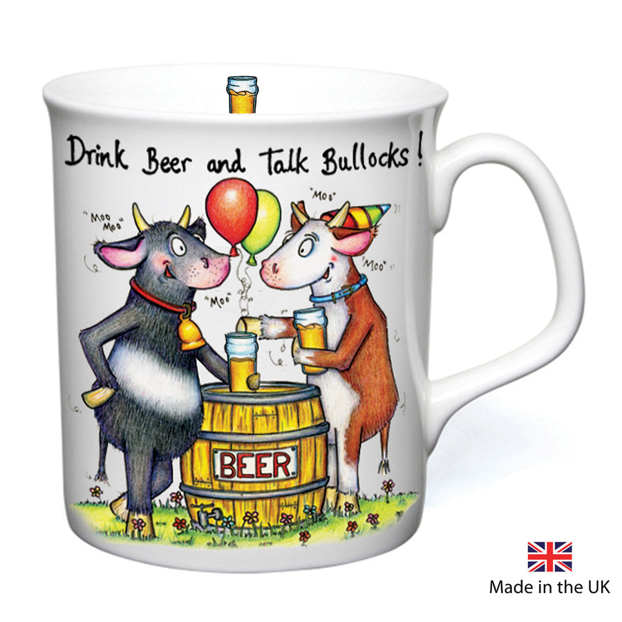 Draw Drink Beer & Talk Bullocks Mug