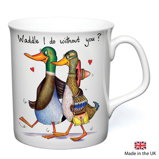 Draw Waddle I Do Without You Mug
