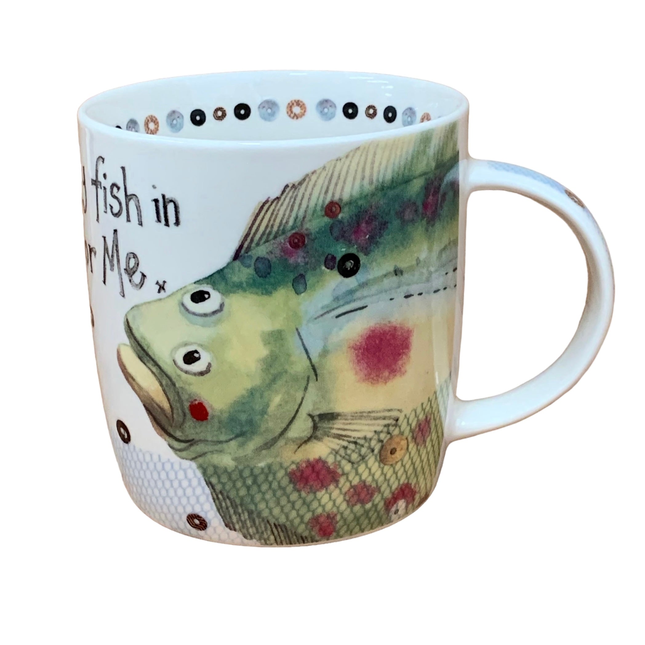 Shops Fishes around a mug