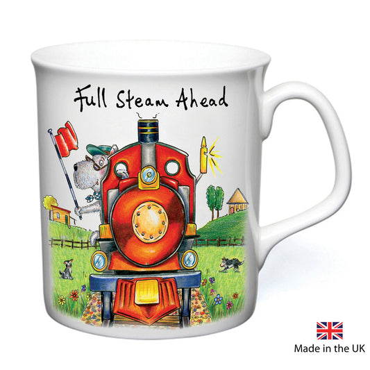 Draw Full Steam Ahead Mug