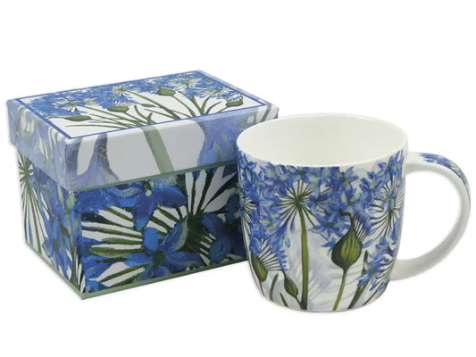 Wrapped in an elegant presentation box, this fine bone china mug is an exceptional option for gifting or savoring as a special personal indulgence. This design is part of Caroline Cleave's Florals Collection.