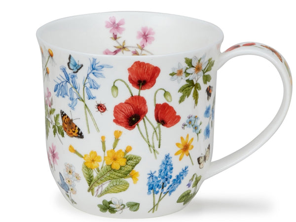 Dunoon Cumbrae Wildflowers Poppy Mug