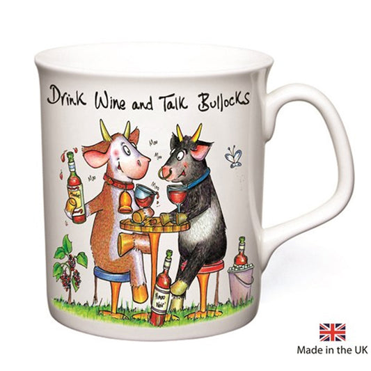 Draw Wine Talk Bullocks Mug