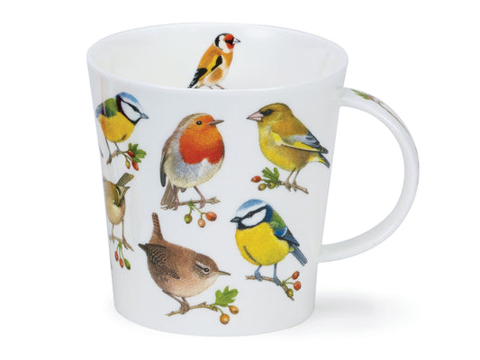 Bringing the countryside's beauty into your home, this charming Dunoon mug showcases British Song Birds gracefully perched on berry-laden trees. 