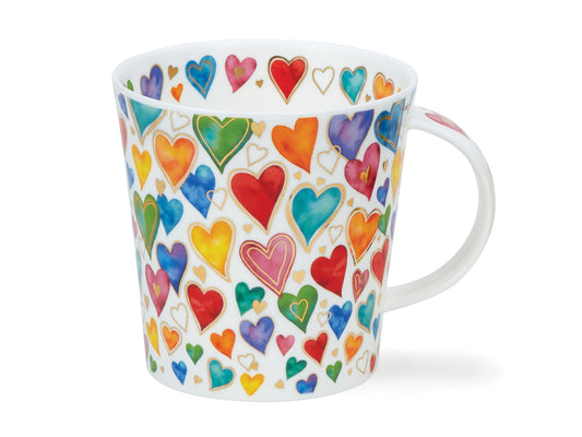 Dunoon's sparkling heart mug is adorned with genuine gold details, adding an extra touch of luxury. Crafted with precision, each mug is handmade from fine bone china in Dunoon's esteemed UK factory