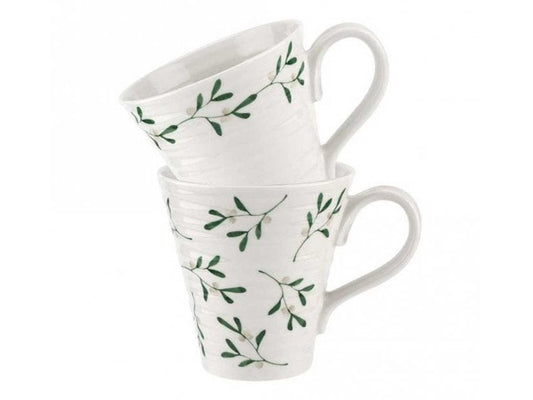 Sophie Conran Mistletoe Mugs - Set of 2