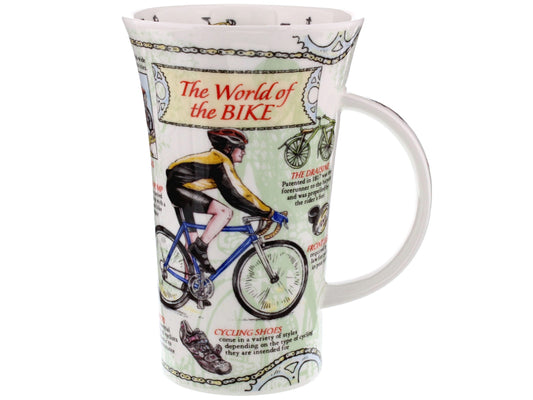 Full of fun facts about bikes, such as the different types of frame, cycling events and bike anatomy, this mug is a great way to get your gears turning in the morning. This Dunnon mug holds a pint of liquid, so it's great for fuelling up before a long trip