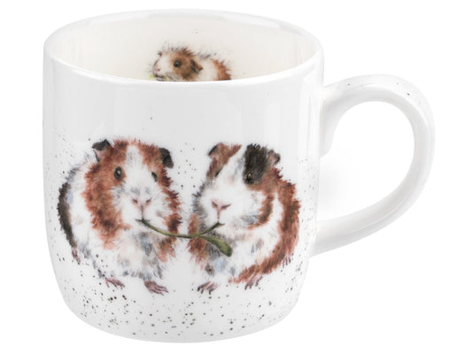 Wrendale Guinea Pig Mug - Lettuce Be Friends