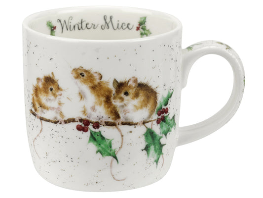 Wrendale Mice Christmas Mug - Winter Mice
