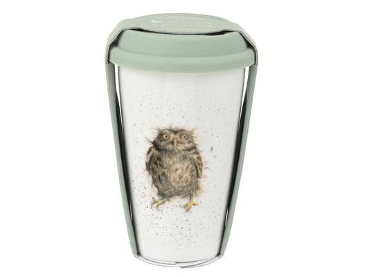 Wrendale Owl Travel Mug - What a Hoot