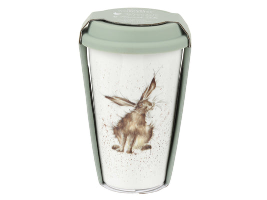 Wrendale Hare Travel Mug - Good Hare Day