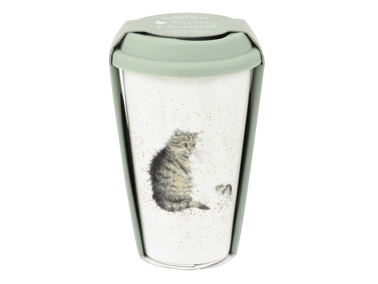 Wrendale Cat Travel Mug - Cat and Mouse